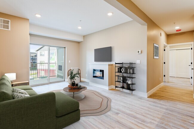Two bedroom staged