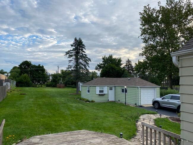 Backyard from back porch