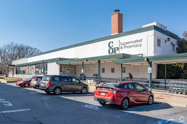The Greenbelt Co-op Supermarket is a great place for residents to pick up fresh produce.