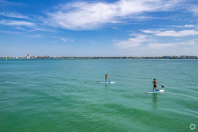 Get some daily exercise on your paddle boards when living in Sand Key.