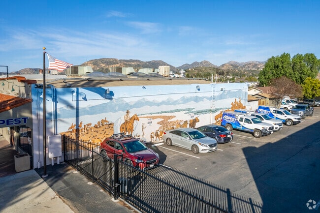 Several murals are on display in the historic district of Lakeview.