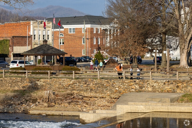 Enjoy the parks, restaurants and stores in downtown, a short drive from Biltmore.