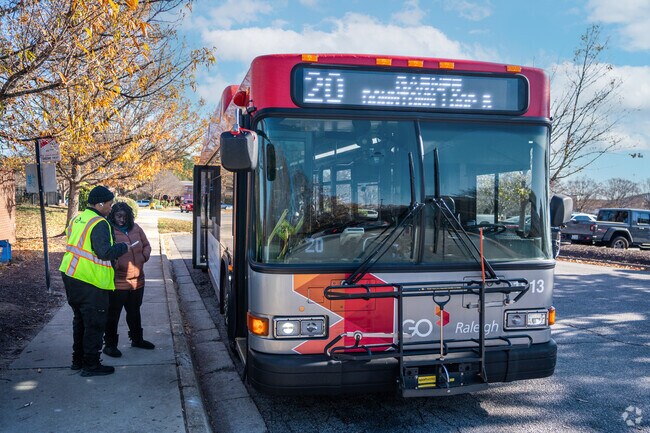 GoRaleigh buses connect Garner with Raleigh and other Wake County destinations.