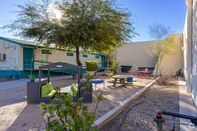 There's plenty of things to play with and enjoy at Ocotillo Early Learning Elementary in Tucson