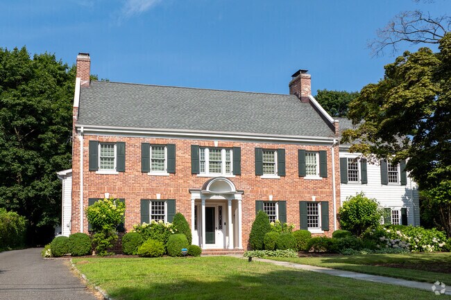 Shippan homes benefit from larger lots and brick walkways.