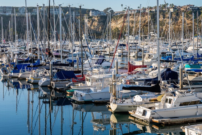 Boat life is a major part of Dana Point's culture, with the harbor housing many boats.