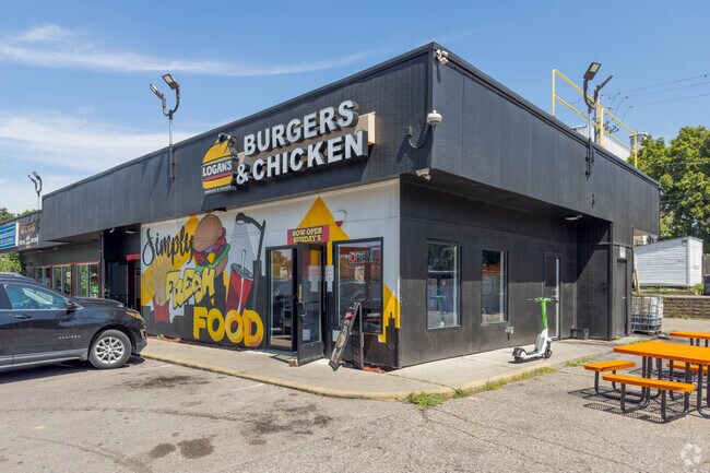 Logan's Burgers and Chicken serves fresh, made to order sandwiches.
