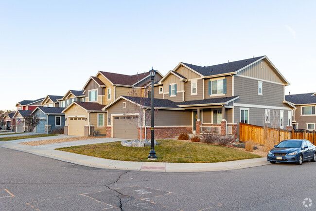 Contemporary mountain homes can be found in the east side of Summit Ridge at West Meadows.