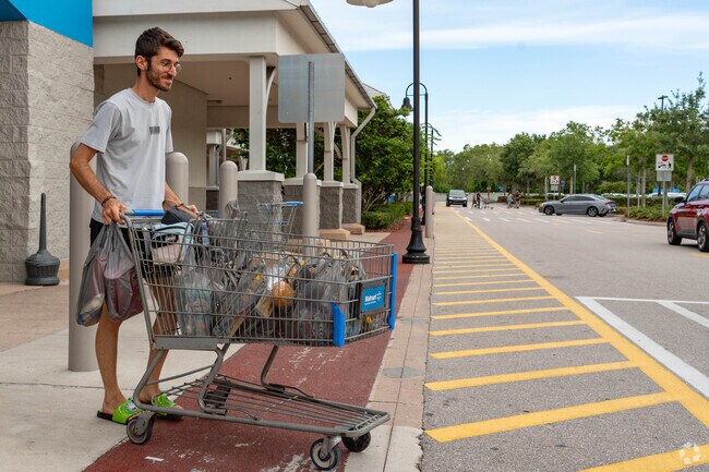 Walmart is conveniently located across the street from The Strand.