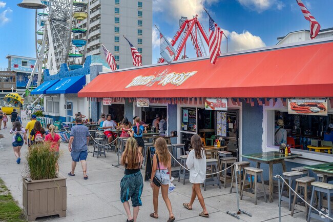 You can enjoy the boardwalk when you visit Carolina Beach.