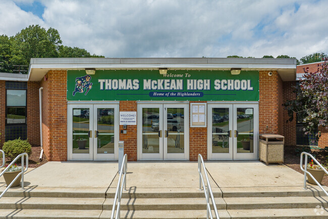 Students are set up for success through the doors of Thomas McKean High School in Wilmington.