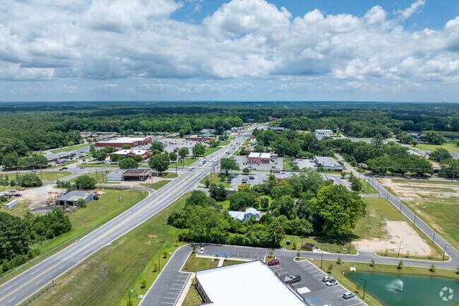 Hwy 98 runs through the Semmes area and has much of the shopping and dining for Azalea residents