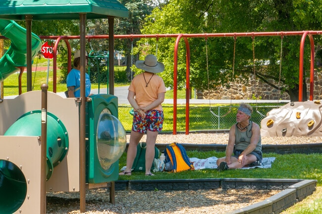 Take a break and cool off in the shade at Dorrier Park in Scottsville.