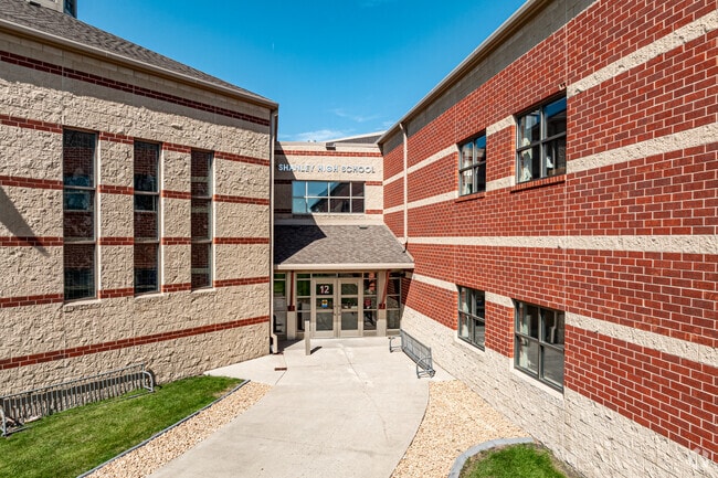 Shanley High School emphasizes character building and academic achievement.