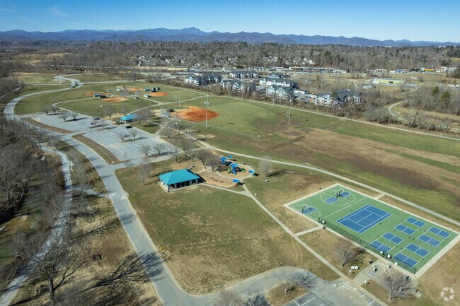 The Bill Moore Community Park in Fletcher has basketball and baseball for the locals to enjoy.