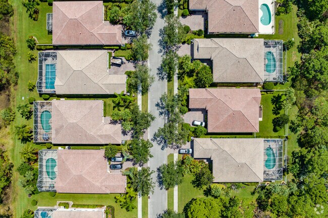 Many single-family homes have private pools.