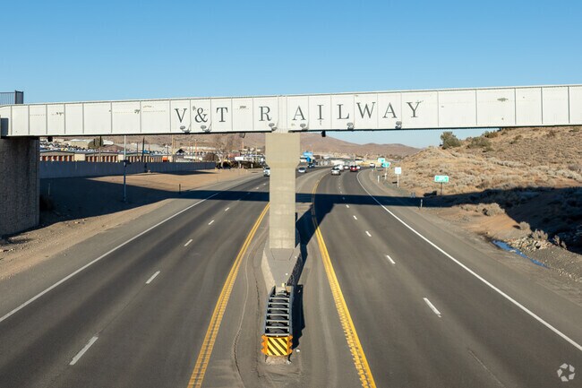 The V&T Railway bridge in Dayton honors Nevada's rich rail history.
