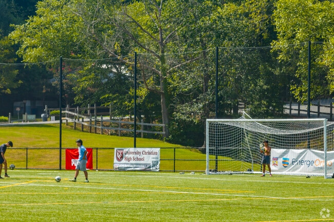 Visitors can enjoy the public soccer fields when there are no games at Henry Fork River Park.