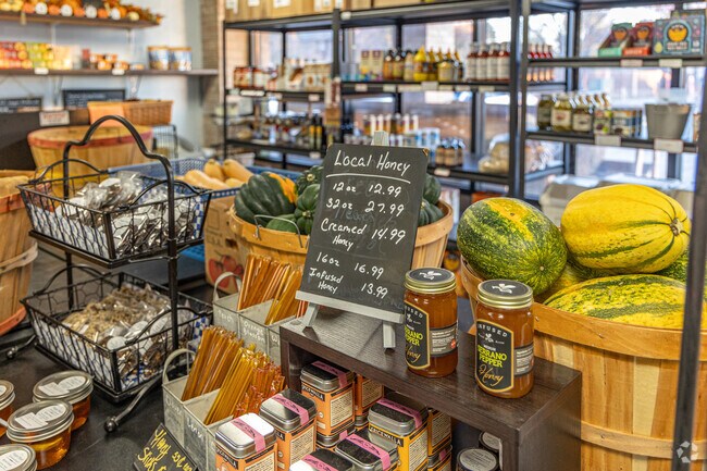 Find fresh, local produce and more at the charming Heart Homestead Grocery in Newcastle.
