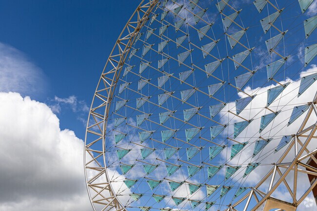 Largo Lens by Ray King at Downtown Largo Metro Station.