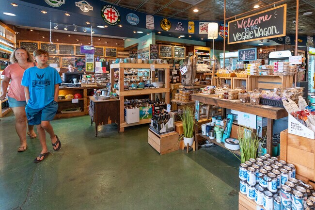 The Veggie Wagon is Msonboro's local grocery store