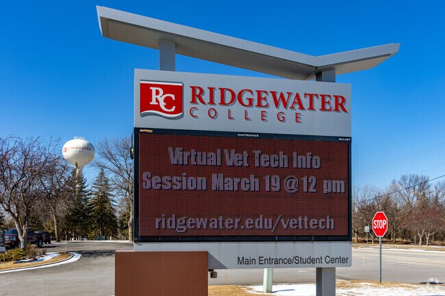 Ridgewater College is Willmar's community and technical college with over 100 areas of study available.