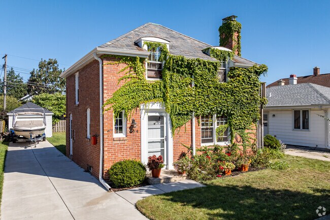A perfect colonial-style home stands proudly in the 12th Ward.