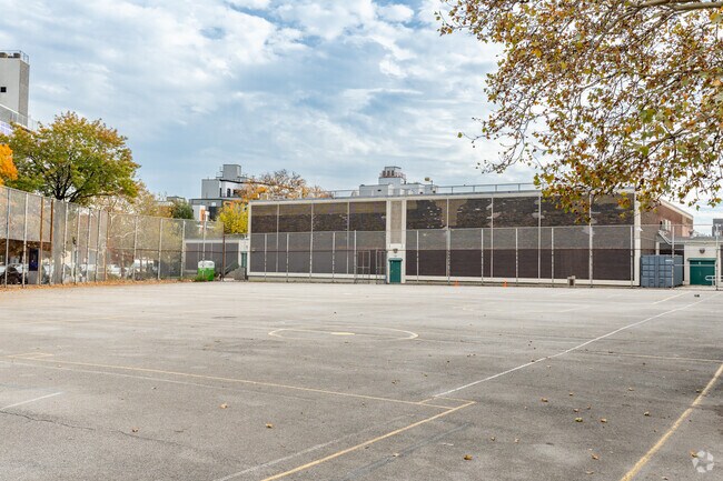 Your kids will never want to leave the Northside Charter High School play yard.