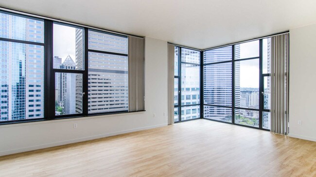 Living Room with Floor-to-Ceiling Windows
