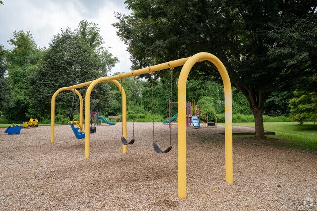Parks offer playgrounds for children of all ages.
