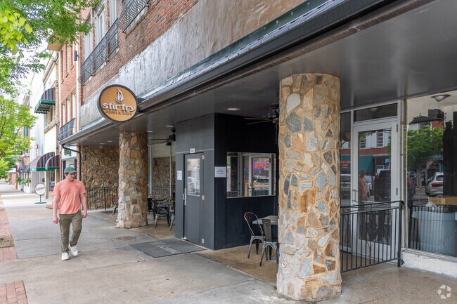 Stir Fry Cafe is a popular lunch spot downtown, a quick drive from Borden Village.