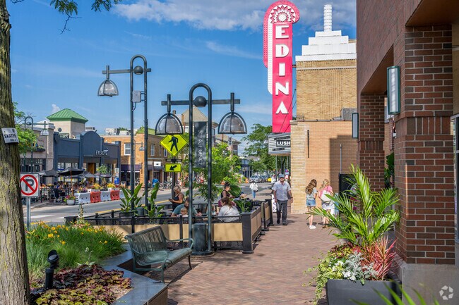 The Edina theater is an iconic venue at nearby 50th and France.