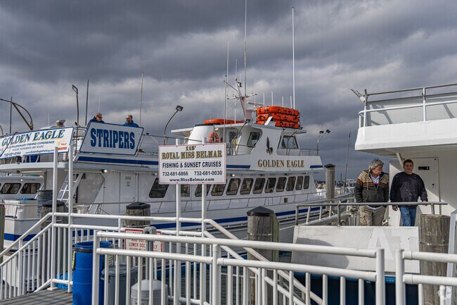 Meet your captain at the Belmar Marina for a day of deep sea fishing with some of the finest.