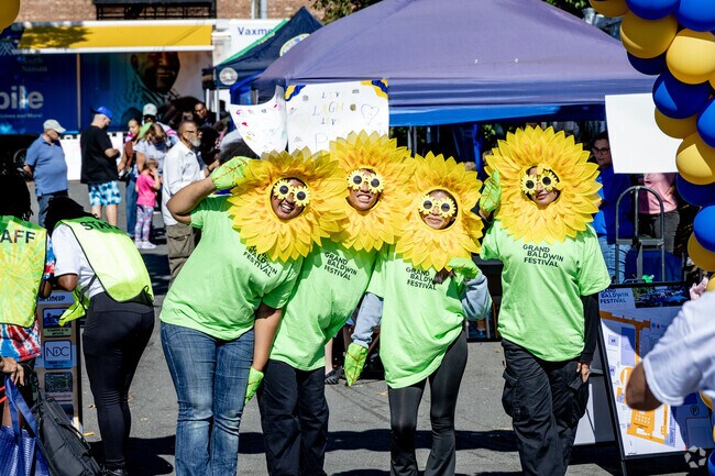The Grand Baldwin Festival in nearby Baldwin is a ray of sunshine on a fall day.