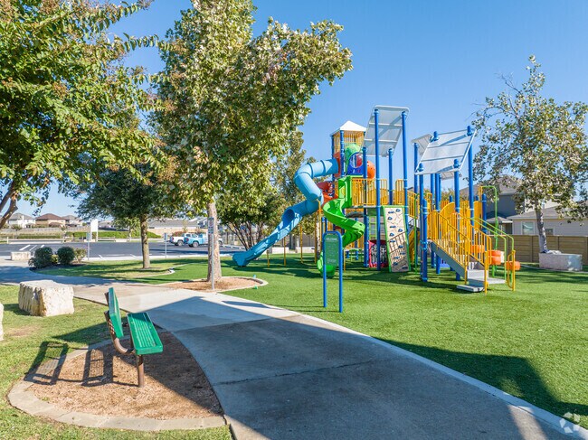 Enjoy the outdoors at Sonterra's community playground, perfect for families and friends.