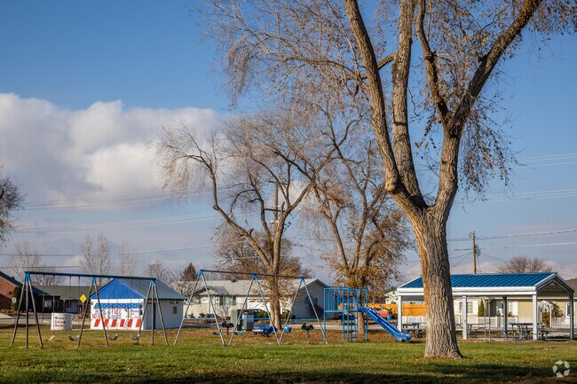 North Park offers open green space for sports and recreation.
