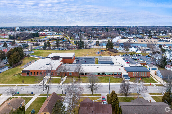 A view of Kennedy Elementary School in Grafton.