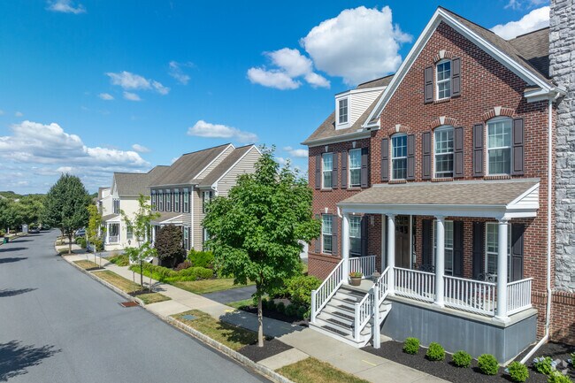 Modern subdivisions with spacious Colonial Revivals can be found in Rohrerstown.