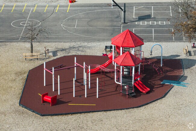 Highland Primary School has a playground to expand young minds.
