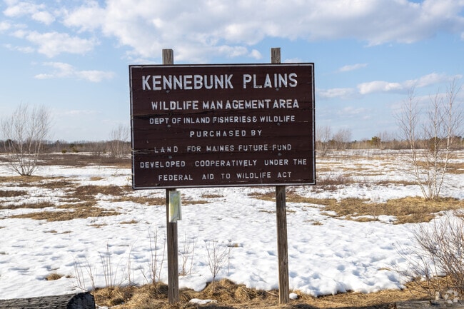 Kennebunk Plains Wildlife Management Preserve is located nearby