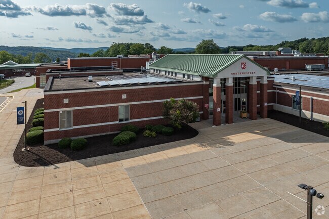 This is the main entrance to Northwestern Regional.