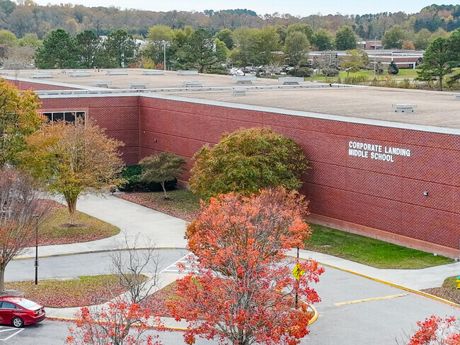 Corporate Landing Middle School serves over 1000 students in the VA Beach area.