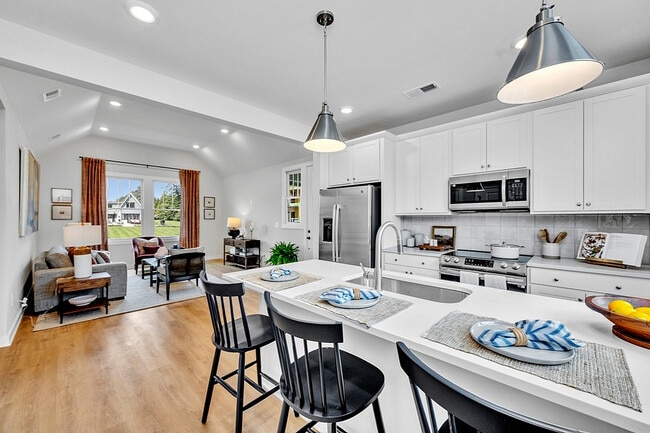 Model Kitchen and Living Room