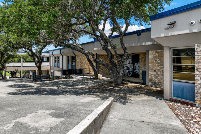Entrance to higher education at Smithson Valley Middle School in Bulverde.