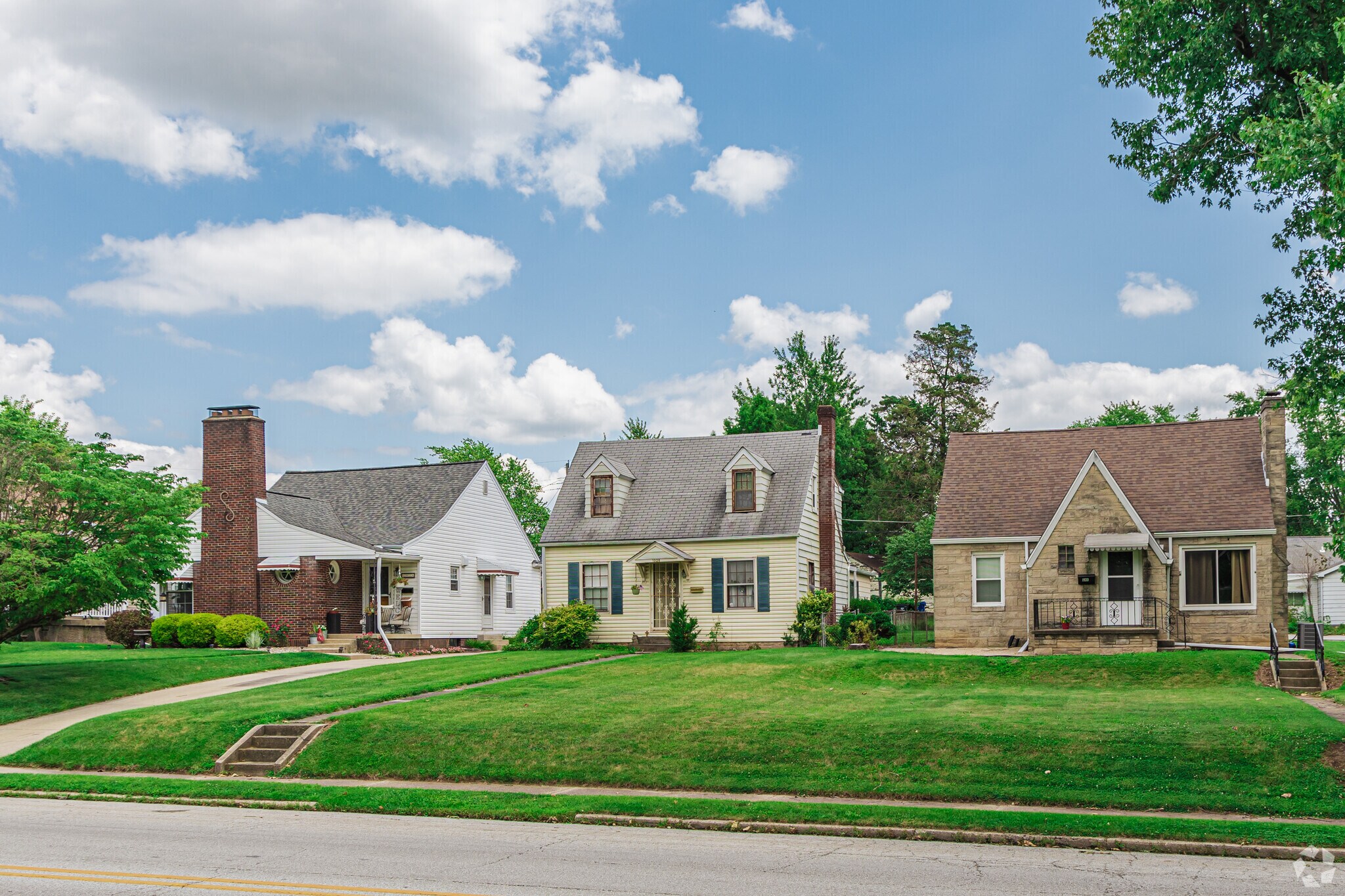 Cute bungalows with deep lots sit on the edge of Country Club Hills.