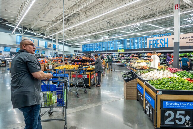 Warm Spring residents can shop at several big box stores, such as Walmart for groceries and home goods.