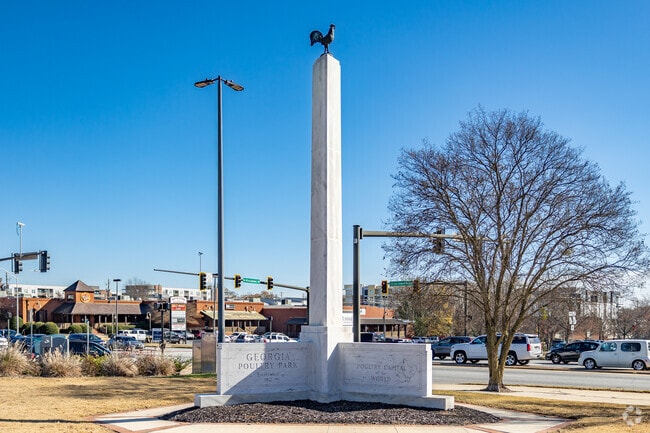 Georgia Poultry Park stands as a monument to Gainesville, proudly recognized as the poultry capital of the world.