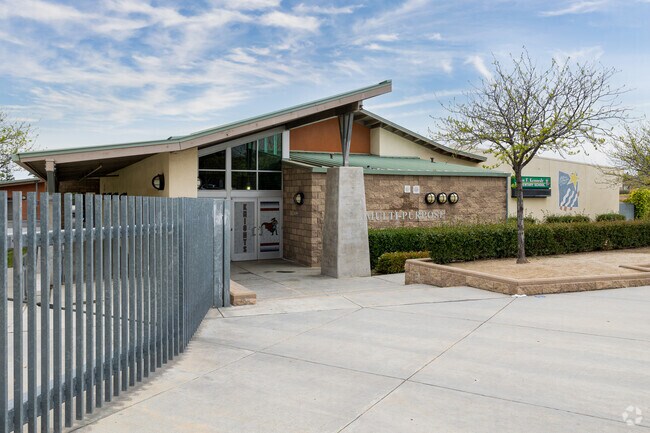 Children Play Safely Behind the Gates at John F. Kennedy Elementary School in Orangecrest