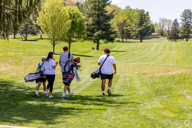 Emory & Henry students can enjoy a day out on the links at the 9 hole golf course on campus.