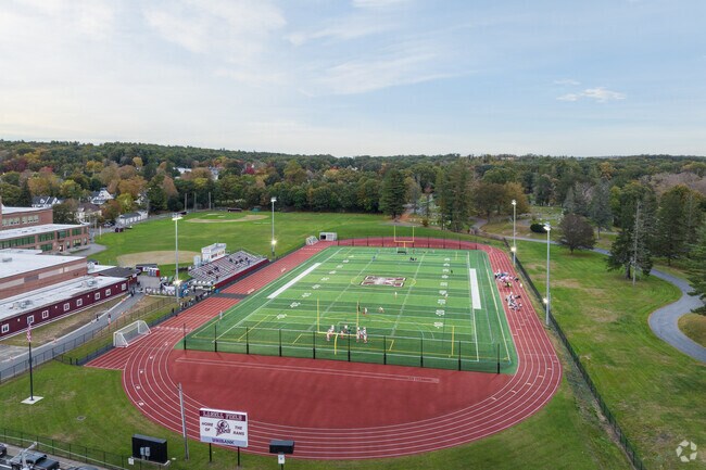 Northbridge Middle School has a shared sports field with the high school.